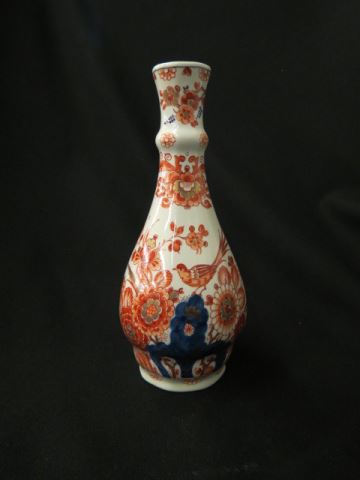 Appraisal: Royal Delft Pottery Vase Imari color floral excellent