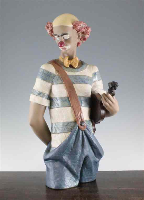 Appraisal: A Lladro figure 'A Moments Pause' a limited edition polychrome