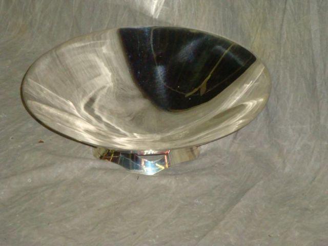 Appraisal: Elsa Peretti for Tiffany Sterling Silver Bowl on Pierced Base