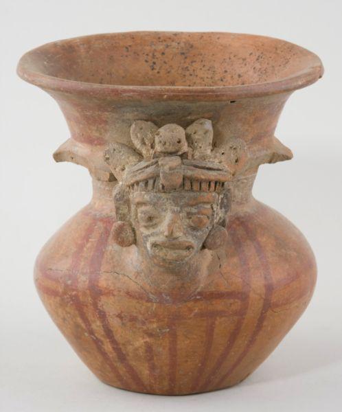 Appraisal: Pre-Columbian Mayan Pottery Vessel Guatemala Classic Period ca - A