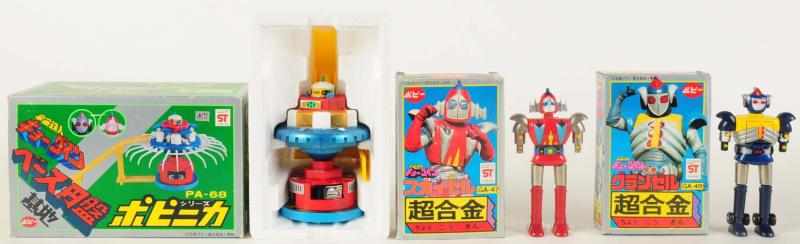 Appraisal: Lot of Popy Robots GA- Skyzel Sky Zero Move the