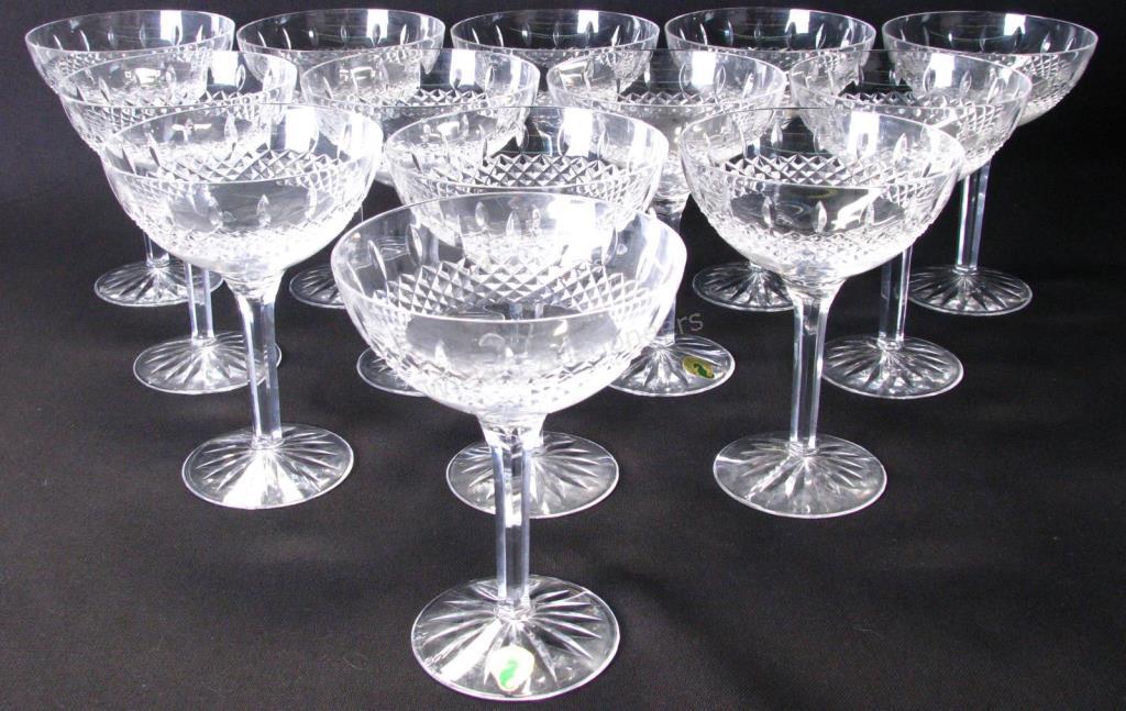 Appraisal: Set of Waterford Crystal Margarita Glasses total in the 'Glenmede'