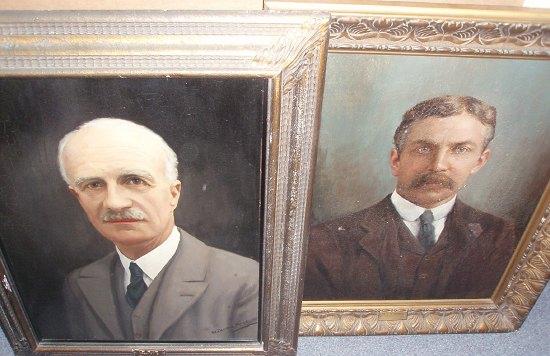 Appraisal: W Dennis MossPortait of G L Rosberyoil on canvas cm