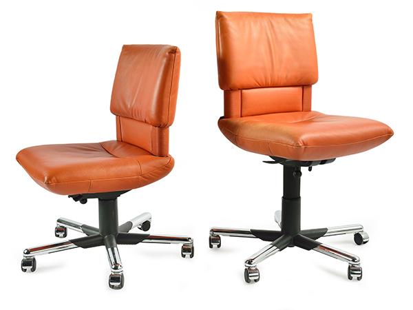 Appraisal: A PAIR OF MARIO BELLINI VITRA CHAIRS c s Italy