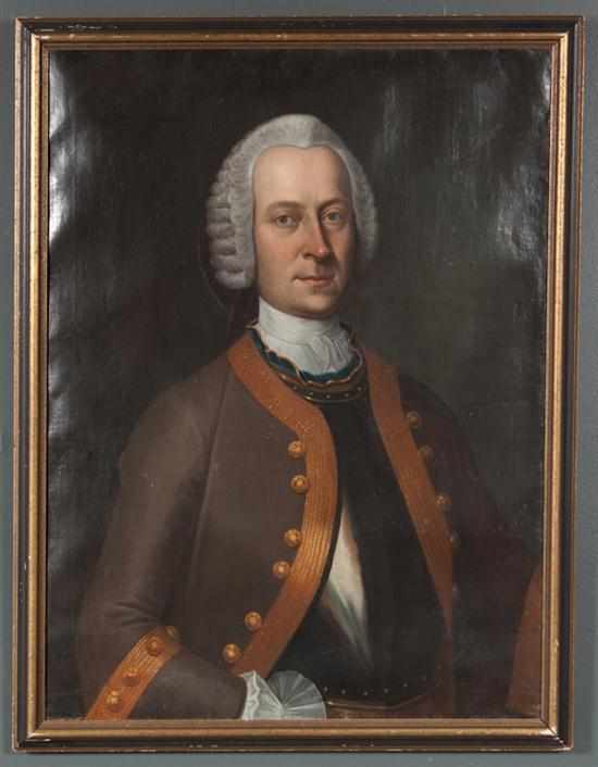 Appraisal: Continental School th century Portrait of a Gentleman oil on