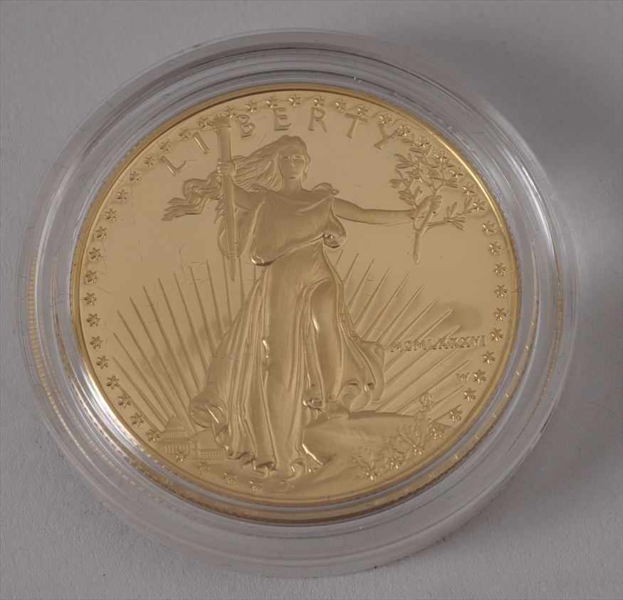 Appraisal: UNITED STATES GOLD ONE OUNCE PROOF EAGLE As struck in