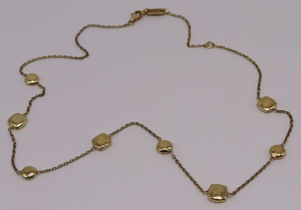 Appraisal: JEWELRY Ippolita kt Gold Pinball Necklace Ippolita kt yellow gold