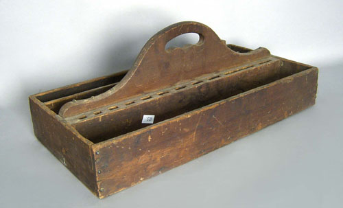 Appraisal: Poplar tool tray th c h w