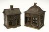 Appraisal: STILL BANKS - Lot of two cast iron building form