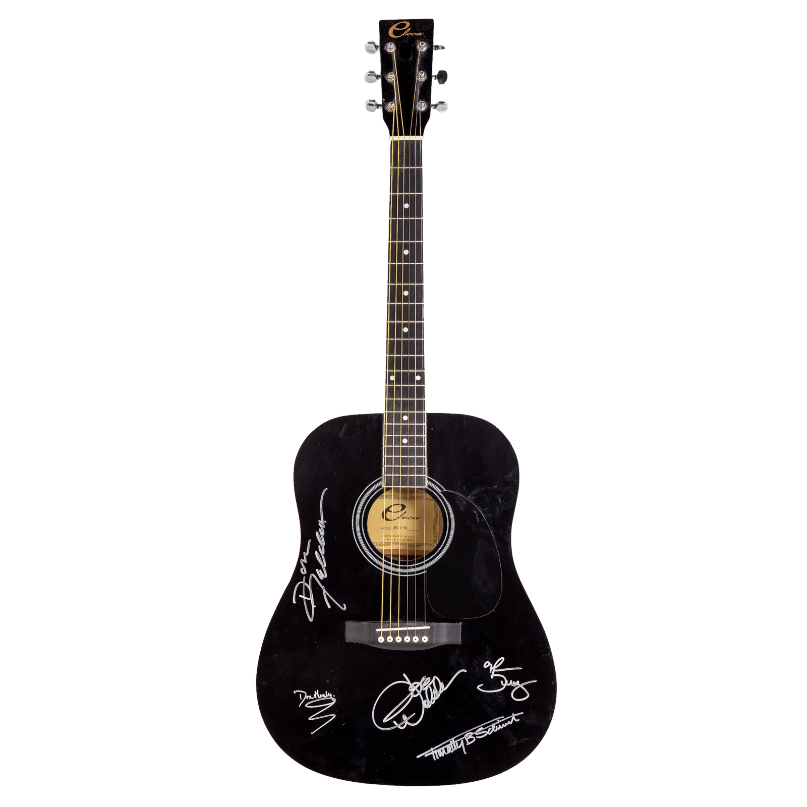 Appraisal: CLECA ACOUSTIC GUITAR SIGNED BY THE EAGLES Guitar Model DAG-