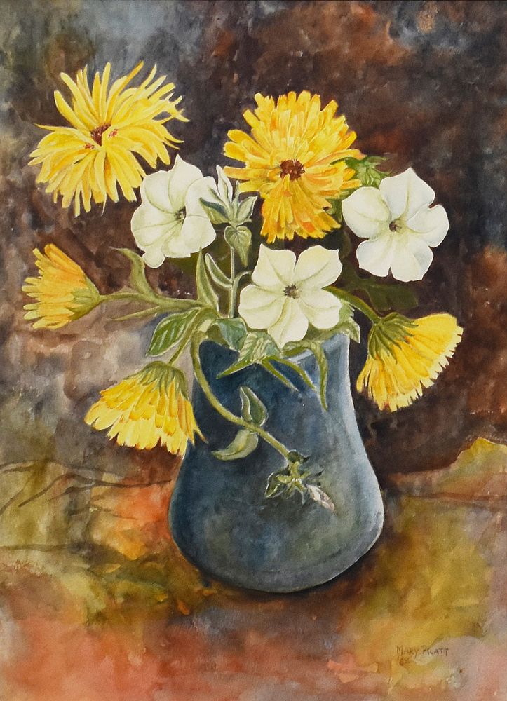 Appraisal: Mary Pratt Still Life Watercolor Mary Pratt - Watercolor on