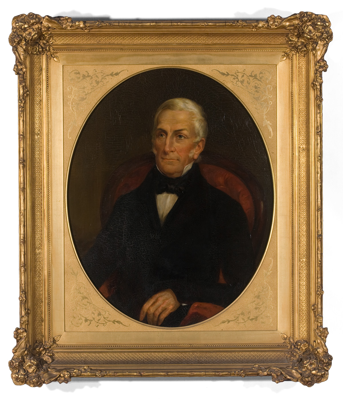 Appraisal: FRANK BENTLEY ASHLEY LINTON AMERICAN - PORTRAIT OF JAMES ALEXANDER