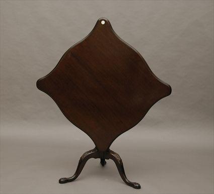 Appraisal: Chippendale-Style Carved Mahogany Tripod TableProvenance Salander-O'Reilly Galleries in Manhattan