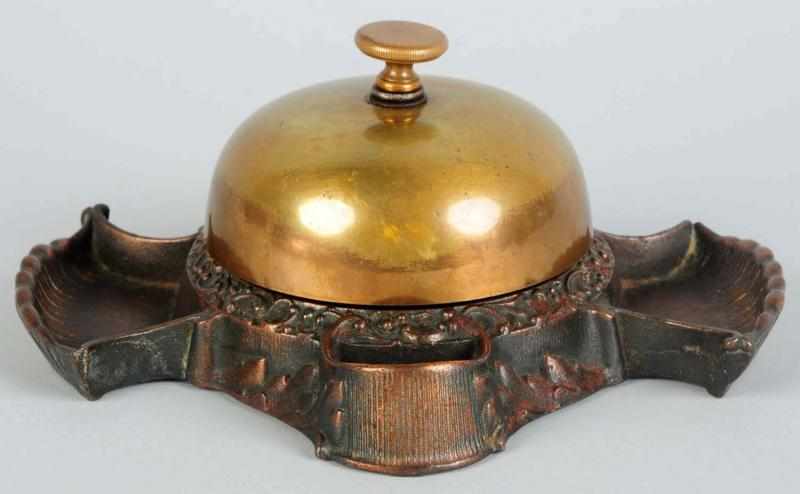 Appraisal: Iron Counter Saloon Service Twist Bell Click for full description