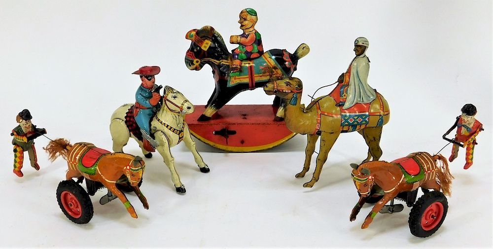 Appraisal: PC German and Japanese Tin Wind Up Toy Group Germany