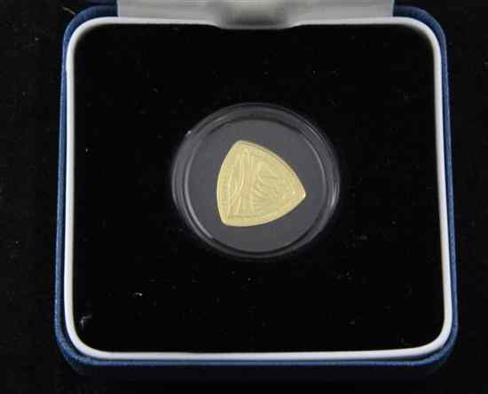 Appraisal: A Bermuda Shipwrecks gold proof coin collection Constellation three dollars