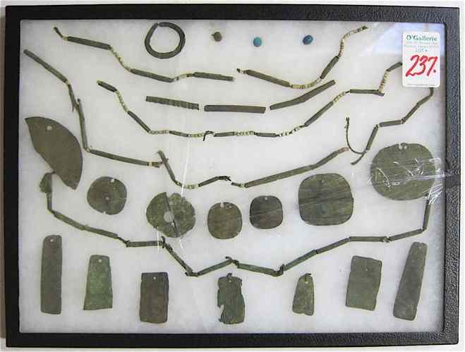 Appraisal: COLLECTION OF APPROXIMATELY PIECES NATIVE AMERICAN INDIAN TRADE COPPER and