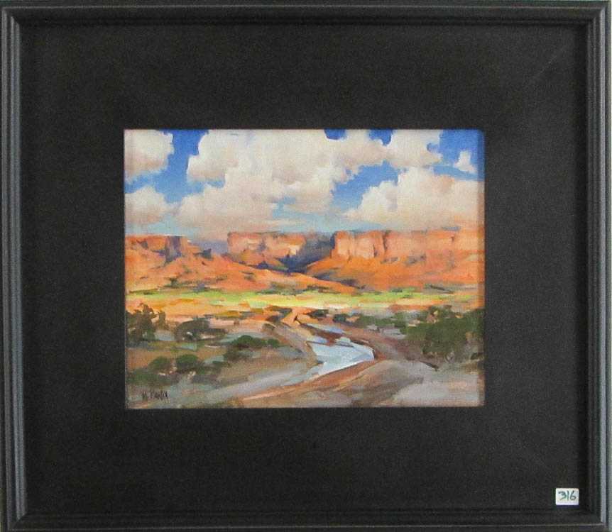 Appraisal: MARIE MARTIN OIL ON CANVAS California Oregon born The Way