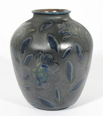 Appraisal: A Royal Doulton stoneware vase by Vera Huggins modelled in