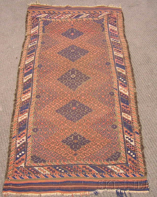 Appraisal: Baluch Rug Northeast Persia th century ft in x ft