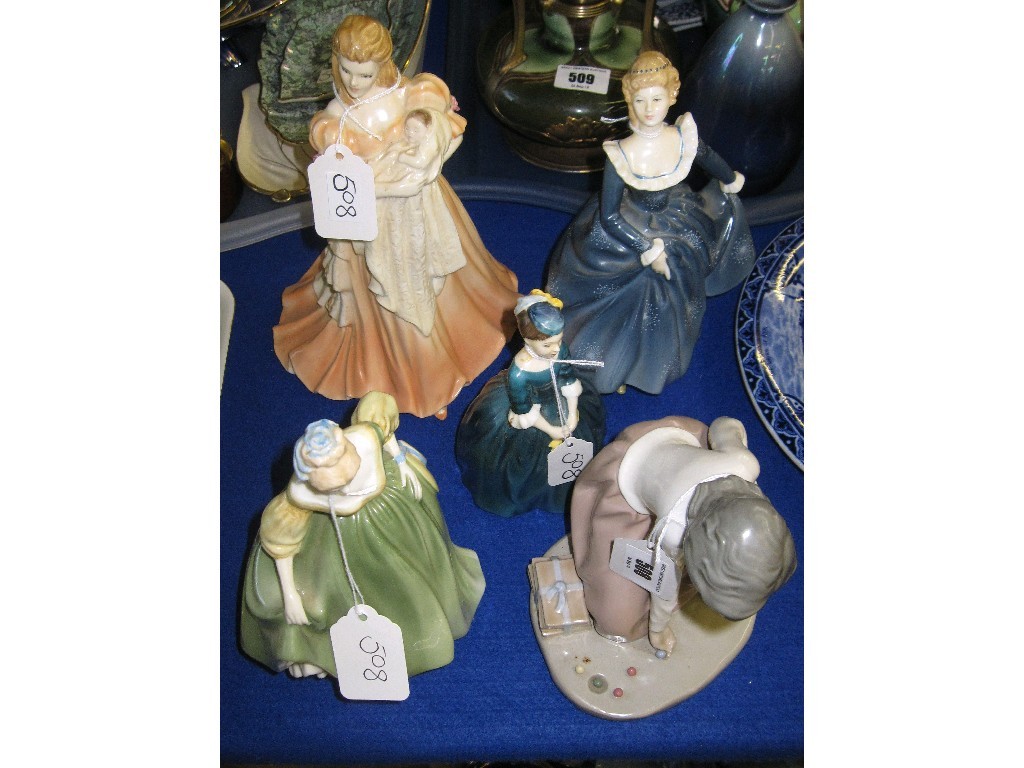 Appraisal: Lot comprising three Doulton ladies 'Cherie' HN 'Fair Lady' HN