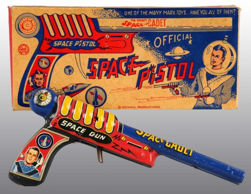 Appraisal: Marx Tom Corbett Space Cadet Gun in Orig Box Description