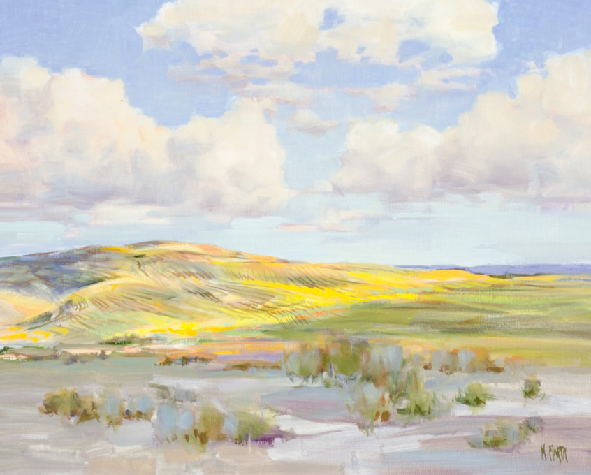 Appraisal: MARIE MARTIN OIL ON CANVAS California Oregon born Eastern Oregon