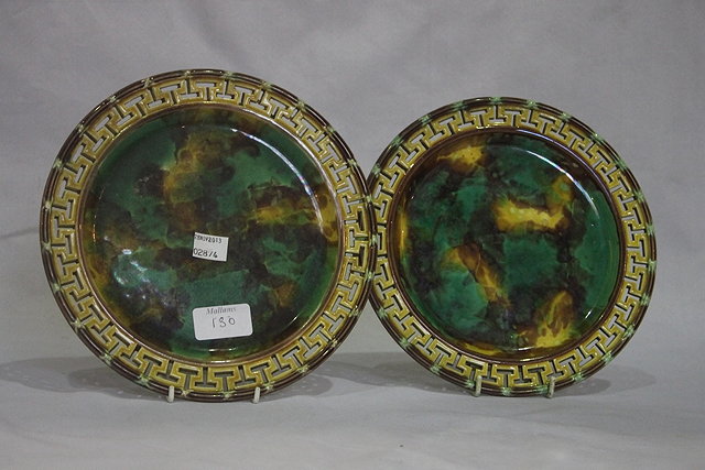 Appraisal: A PAIR OF WEDGWOOD WHIELDON STYLE DISHES each with pierced