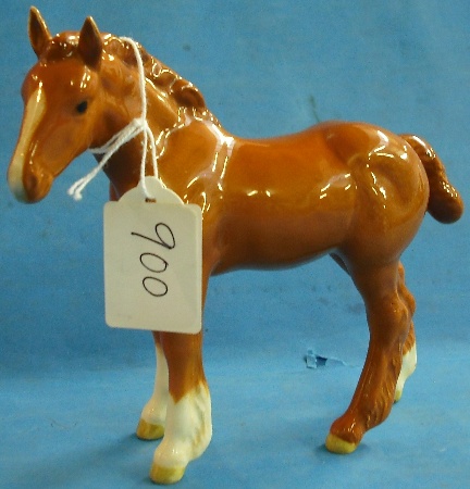 Appraisal: Beswick Chestnut Shire Foal