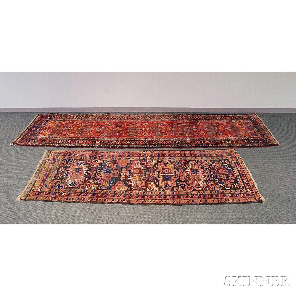 Appraisal: Kurd Rug and a Hamadan Rug Northwest Persia second quarter