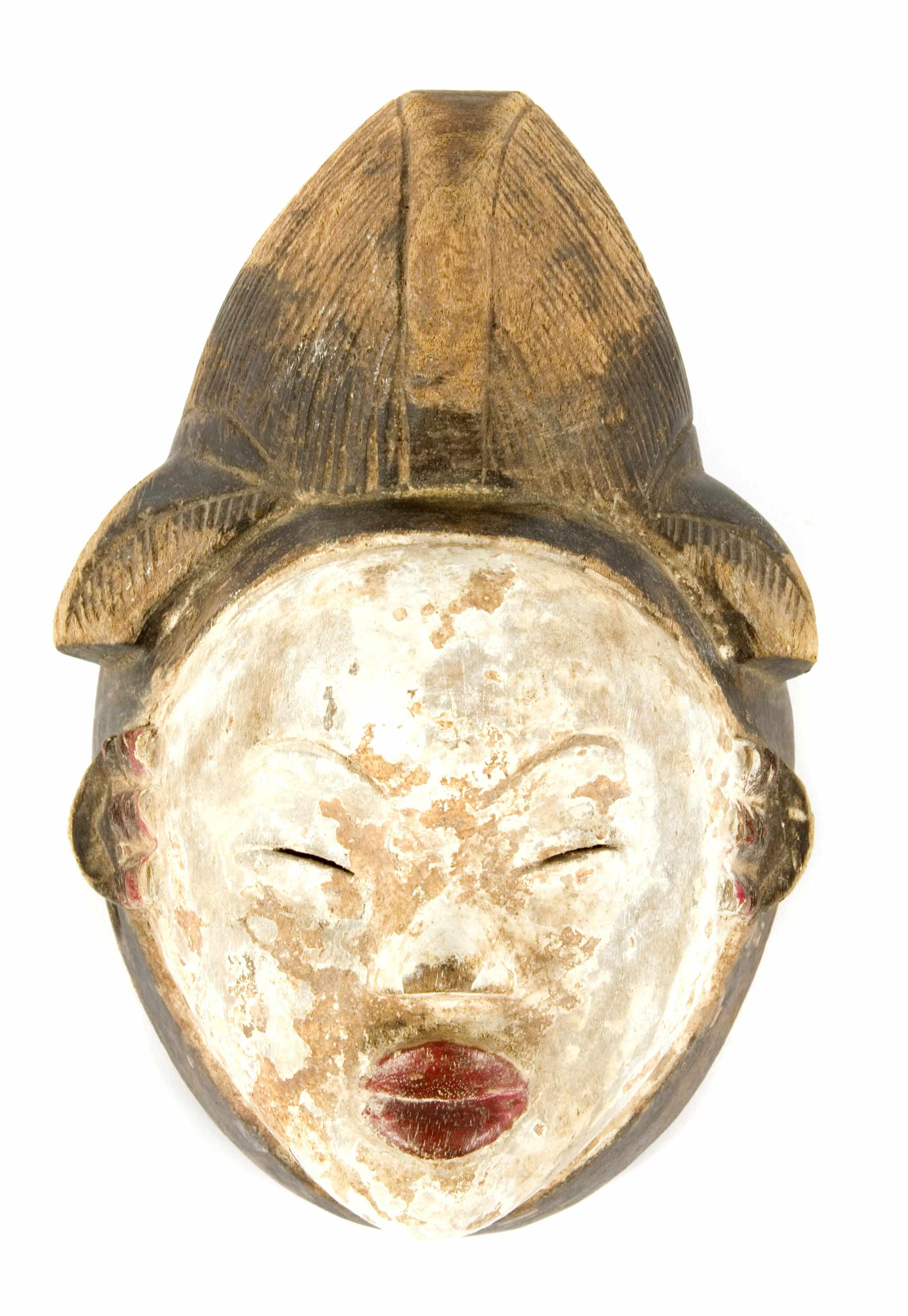 Appraisal: A Punu mask Democratic Republic of the Congo height inches