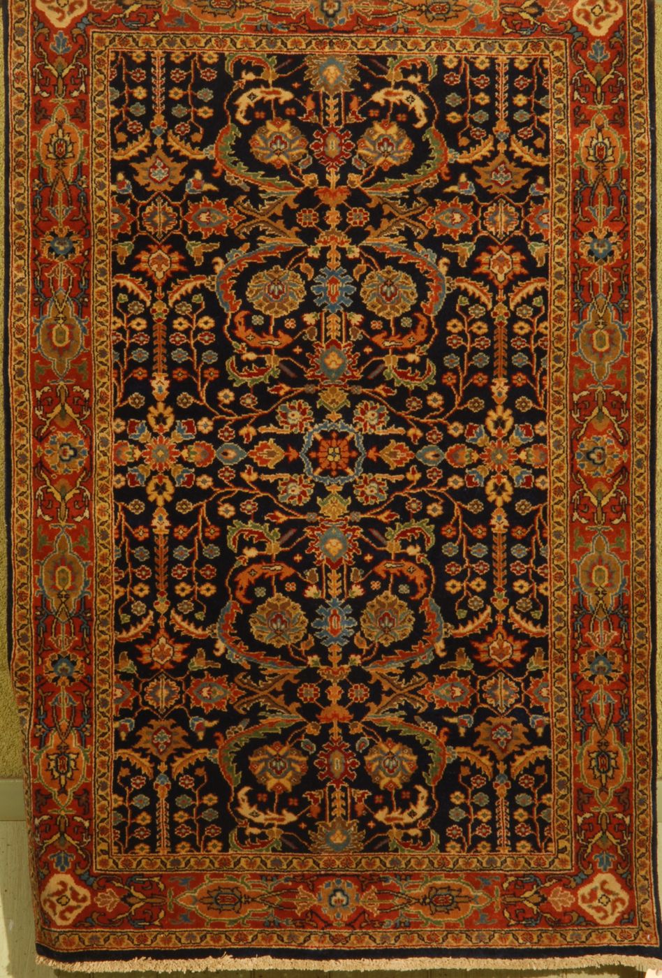 Appraisal: ORIENTAL RUG SAROUK FERAGHAN DESIGN ' x ' Symmetrical arabesques