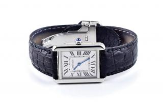 Appraisal: A Tank Stainless Steel Lady's Watch by Cartier Cartier lady's