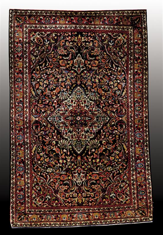 Appraisal: Antique Persian Kashan carpet circa ' x '