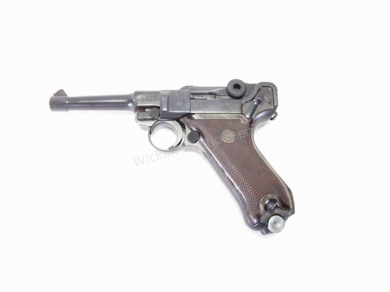 Appraisal: Mauser Dated Chamber S Luger Pistol-Round barrel Chambered in mm