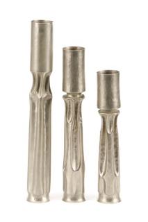 Appraisal: Three Thomas Roy Markusen Tortured Candlesticks Thomas Roy Markusen American