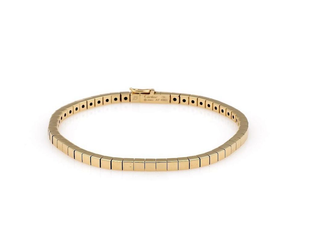 Appraisal: k Yellow Gold Cartier Lanier Bracelet k Yellow Gold Cartier