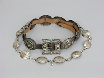 Appraisal: An American Concho Belt ca late th early th Century