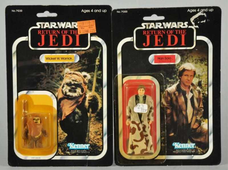 Appraisal: Lot of Star Wars Carded Figures Description Return of the