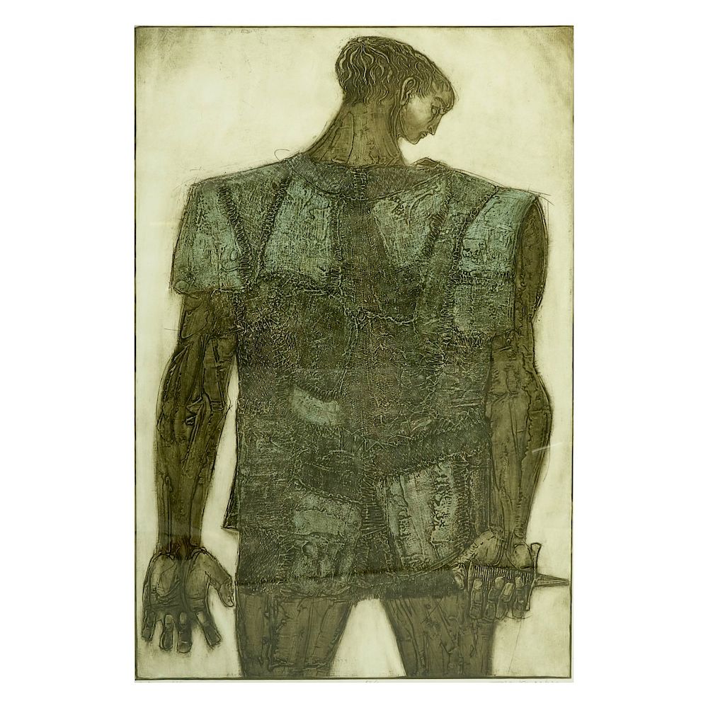 Appraisal: Dean Meeker Etching Dean Meeker American - Etching Return of