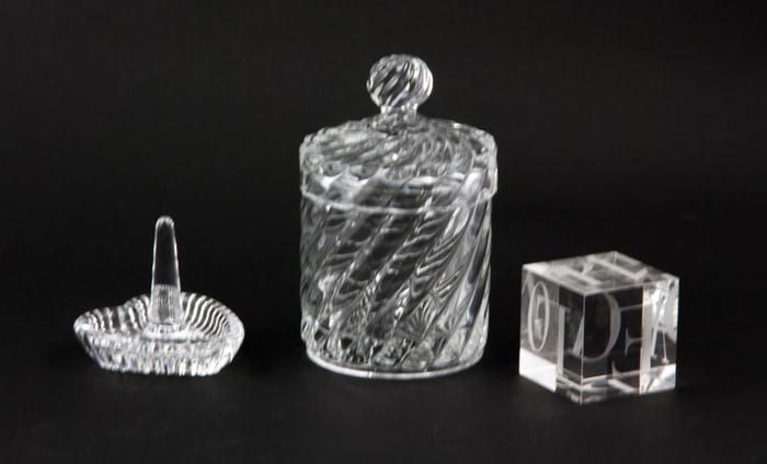 Appraisal: - Lot of Modern Crystal Novelties Lot of modern crystal