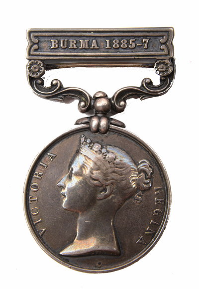 Appraisal: A VICTORIAN INDIAN GENERAL SERVICE MEDAL with Burma - bar