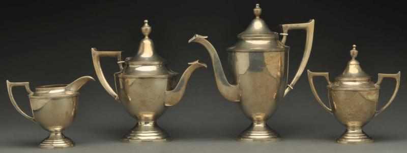 Appraisal: A Four Piece Tea and Coffee Service C Comprising a