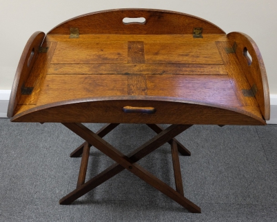 Appraisal: Oak Butlers table and stand