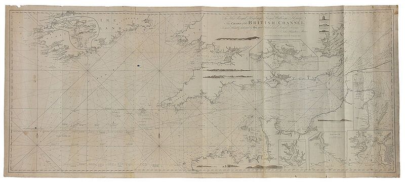 Appraisal: Moore - Chart of the British Channel John Hamilton Moore