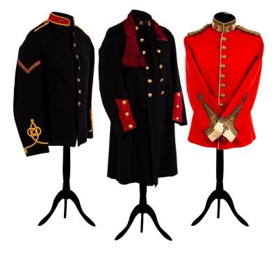 Appraisal: A Loyal Regiment North Lancashire uniform jacket with buttons and