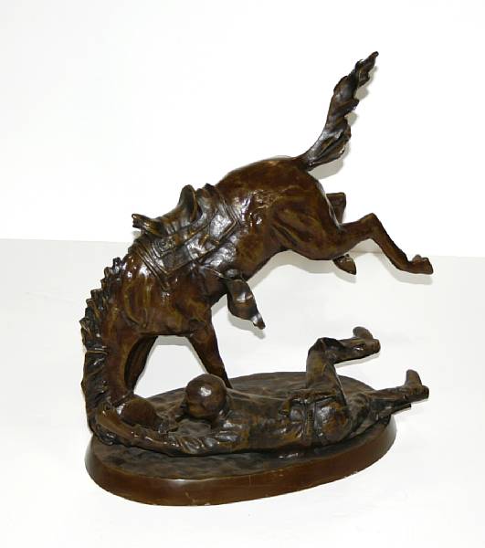 Appraisal: after a model by Frederic Sackrider Remington - early st