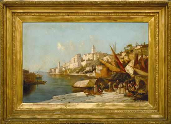 Appraisal: William Raymond Dommersen Dutch - Bastia On the Mediterranean Sea