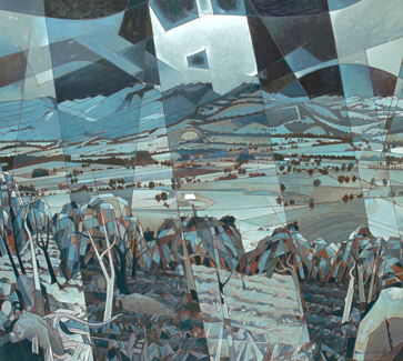 Appraisal: Max Dimmack - Midnight Panaroma Tabletop New South Wales oil