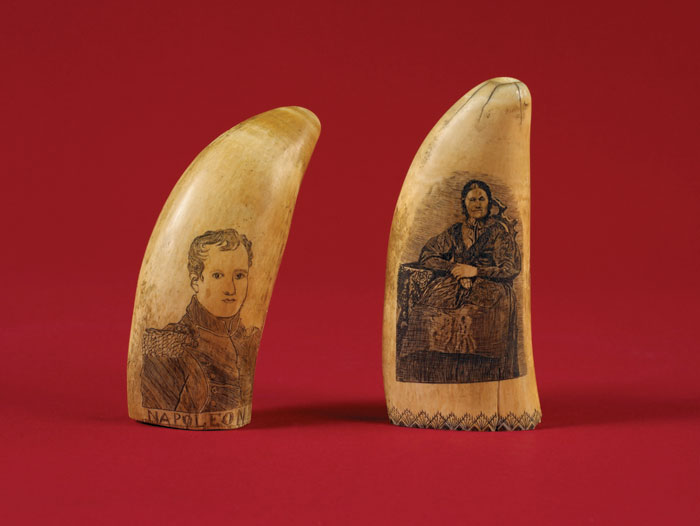 Appraisal: RARE SPERM WHALE'S TOOTH SCRIMSHAWED AND SIGNED BY N S